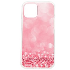 Pink Glitter Background Iphone 12 Pro Max Tpu Uv Print Case by nateshop