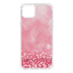 Pink Glitter Background Iphone 14 Plus Tpu Uv Print Case by nateshop