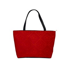 Red Chinese Background Chinese Patterns, Chinese Classic Shoulder Handbag by nateshop