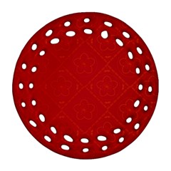 Red Chinese Background Chinese Patterns, Chinese Ornament (round Filigree)