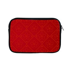 Red Chinese Background Chinese Patterns, Chinese Apple Ipad Mini Zipper Cases by nateshop