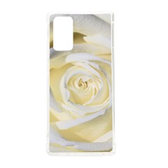 White Roses Flowers Plant Romance Blossom Bloom Nature Flora Petals Samsung Galaxy Note 20 Tpu Uv Case by Proyonanggan