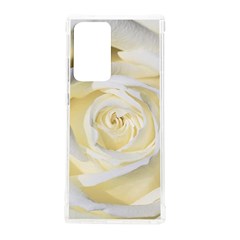 White Roses Flowers Plant Romance Blossom Bloom Nature Flora Petals Samsung Galaxy Note 20 Ultra Tpu Uv Case by Proyonanggan