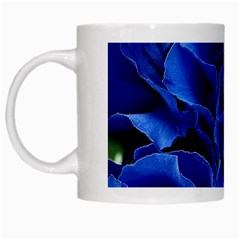 Blue Roses Flowers Plant Romance Blossom Bloom Nature Flora Petals White Mug by Proyonanggan