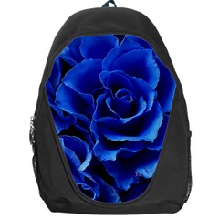 Blue Roses Flowers Plant Romance Blossom Bloom Nature Flora Petals Backpack Bag