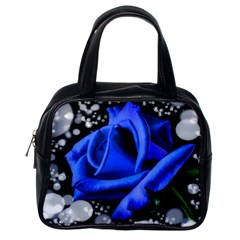 Blue Rose Bloom Blossom Classic Handbag (one Side) by Proyonanggan