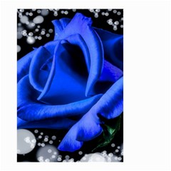 Blue Rose Bloom Blossom Small Garden Flag (two Sides) by Proyonanggan