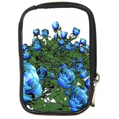 Flowers Roses Rose Nature Bouquet Compact Camera Leather Case