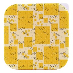 Party Confetti Yellow Squares Stacked Food Storage Container by Proyonanggan