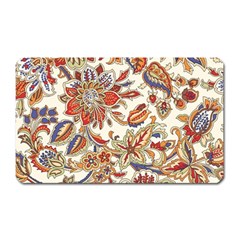 Retro Paisley Patterns, Floral Patterns, Background Magnet (rectangular) by nateshop