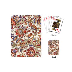Retro Paisley Patterns, Floral Patterns, Background Playing Cards Single Design (mini) by nateshop