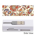 Retro Paisley Patterns, Floral Patterns, Background Memory Card Reader (Stick) Front