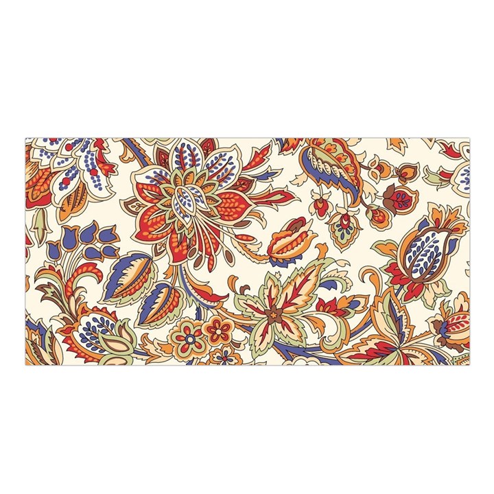 Retro Paisley Patterns, Floral Patterns, Background Satin Shawl 45  x 80 