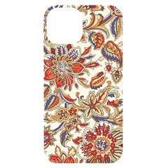 Retro Paisley Patterns, Floral Patterns, Background Iphone 14 Black Uv Print Case by nateshop