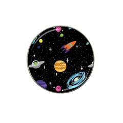 Space Cartoon, Planets, Rockets Hat Clip Ball Marker (10 Pack) by nateshop