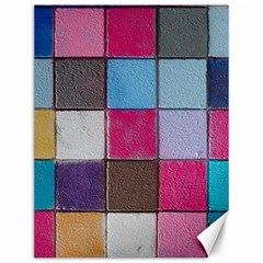 Tile, Colorful, Squares, Texture Canvas 12  X 16  by nateshop