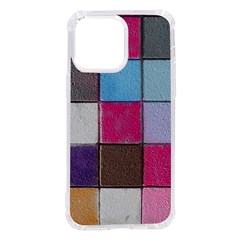 Tile, Colorful, Squares, Texture Iphone 14 Pro Max Tpu Uv Print Case by nateshop