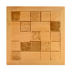 Tile, Colorful, Squares, Texture Wood Photo Frame Cube by nateshop