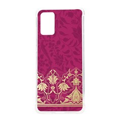 Vintage Pink Texture, Floral Design, Floral Texture Patterns, Samsung Galaxy S20plus 6 7 Inch Tpu Uv Case by nateshop