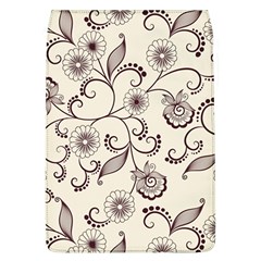 Violet Vintage Background, Floral Ornaments, Floral Patterns Removable Flap Cover (l) by nateshop