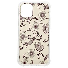 Violet Vintage Background, Floral Ornaments, Floral Patterns Iphone 12 Mini Tpu Uv Print Case	 by nateshop