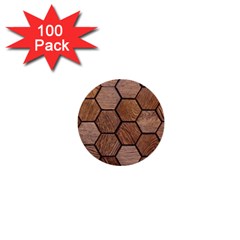 Wooden Triangles Texture, Wooden ,texture, Wooden 1  Mini Buttons (100 Pack)  by nateshop