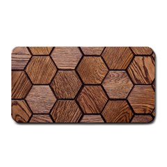 Wooden Triangles Texture, Wooden ,texture, Wooden Medium Bar Mat by nateshop