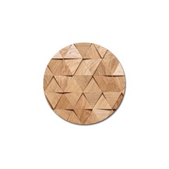 Wooden Triangles Texture, Wooden Wooden Golf Ball Marker (4 Pack) by nateshop