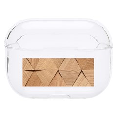 Wooden Triangles Texture, Wooden Wooden Hard Pc Airpods Pro Case