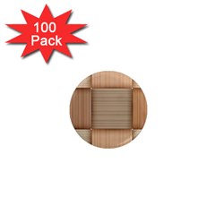 Wooden Wickerwork Textures, Square Patterns, Vector 1  Mini Magnets (100 Pack)  by nateshop