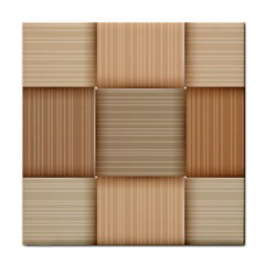 Wooden Wickerwork Textures, Square Patterns, Vector Face Towel by nateshop