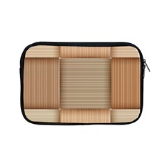 Wooden Wickerwork Textures, Square Patterns, Vector Apple Ipad Mini Zipper Cases by nateshop