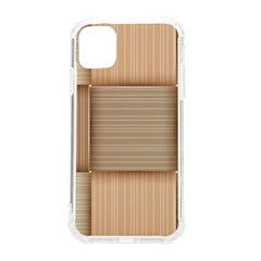 Wooden Wickerwork Textures, Square Patterns, Vector Iphone 11 Tpu Uv Print Case by nateshop