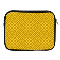 Yellow Floral Pattern Vintage Pattern, Yellow Background, Apple Ipad 2/3/4 Zipper Cases by nateshop