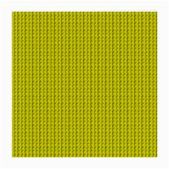 Yellow Lego Texture Macro, Yellow Dots Background Medium Glasses Cloth by nateshop