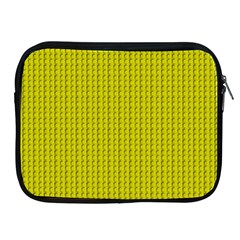 Yellow Lego Texture Macro, Yellow Dots Background Apple Ipad 2/3/4 Zipper Cases by nateshop