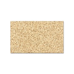 Yellow Sand Texture Sticker Rectangular (10 Pack) by nateshop