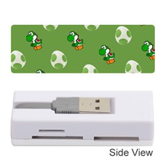 Yoshi Print, Super, Huevo, Game, Green, Egg, Mario Memory Card Reader (stick) by nateshop