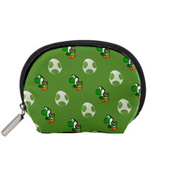 Yoshi Print, Super, Huevo, Game, Green, Egg, Mario Accessory Pouch (Small)