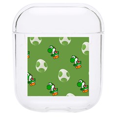 Yoshi Print, Super, Huevo, Game, Green, Egg, Mario Hard Pc Airpods 1/2 Case