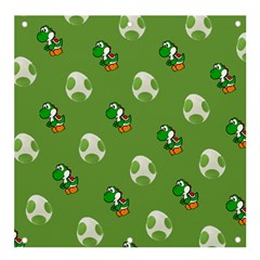 Yoshi Print, Super, Huevo, Game, Green, Egg, Mario Banner And Sign 4  X 4  by nateshop