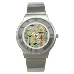 Egyptian Man Artifact Royal Stainless Steel Watch by Proyonanggan