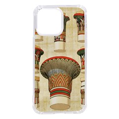 Egyptian Architecture Column Iphone 14 Pro Max Tpu Uv Print Case