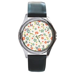 Abstract-1 Round Metal Watch