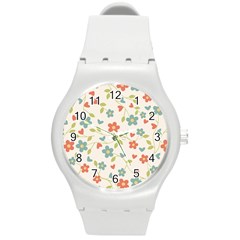 Abstract-1 Round Plastic Sport Watch (M)
