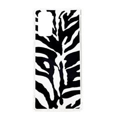 Zebra-black White Samsung Galaxy Note 20 Tpu Uv Case by nateshop