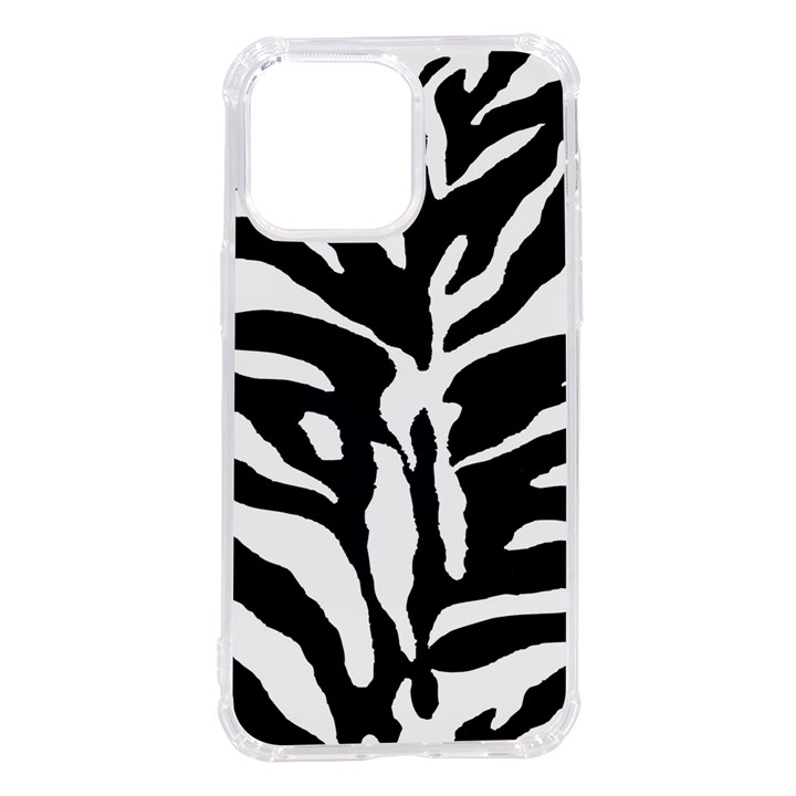 Zebra-black White iPhone 14 Pro Max TPU UV Print Case