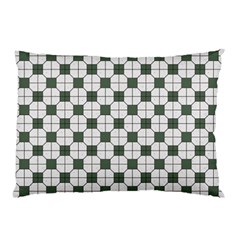 Retro Traditional Vintage Geometric Flooring Green Pillow Case (two Sides) by DimSum