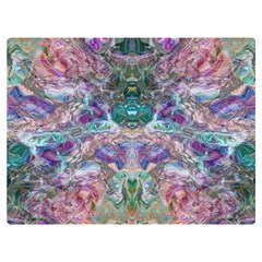 Spring Arabesque Two Sides Premium Plush Fleece Blanket (extra Small) by kaleidomarblingart