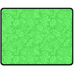 Green-2 Two Sides Fleece Blanket (Medium) 58.8 x47.4  Blanket Front